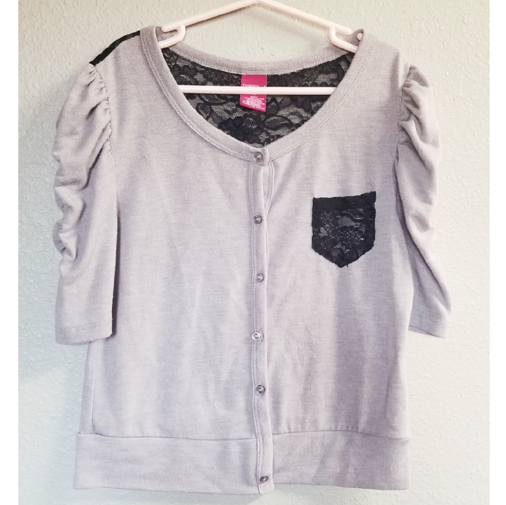 Forever Orchid Short Sleeve Cardigan